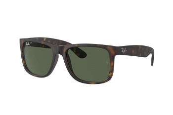 Sonnenbrille Ray-Ban Justin RB4165 865/9A Polarized Quadratisch Havanna