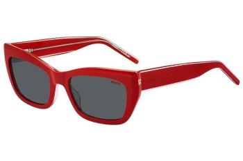 Sunglasses HUGO HG1301/S 92Y/IR Rechteck Rot