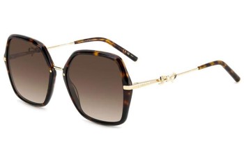 Sunglasses Carolina Herrera HER0217/S LVL/HA Quadratisch Havanna