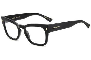 Brillen Dsquared2 D20129 807 Rechteck Schwarz