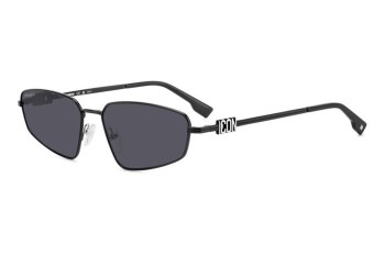 Sunglasses Dsquared2 ICON0015/S 807/IR Rechteck Schwarz