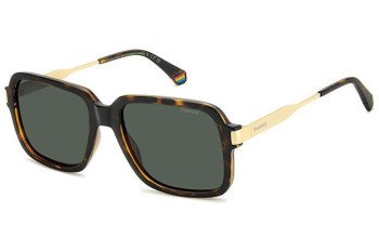 Sunglasses Polaroid PLD6220/S/X 086/UC Polarized Rechteck Havanna