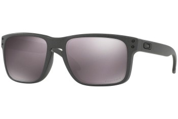 Sunglasses Oakley Holbrook Steel Collection OO9102-B5 PRIZM Polarized Quadratisch Schwarz