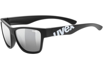 Sonnenbrille uvex sportstyle 508 Matte Black S3 Quadratisch Schwarz