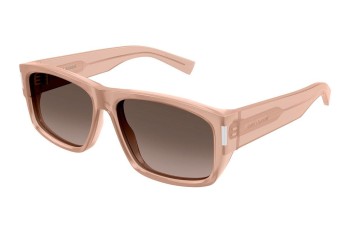 Sunglasses Saint Laurent SL689 006 Quadratisch Orange