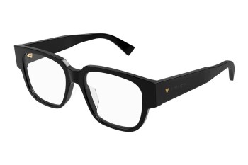 Glasses Bottega Veneta BV1289O 001 Rechteck Schwarz