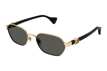 Sunglasses Gucci GG1593S 001 Oval Gold