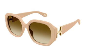 Sunglasses Chloe CH0236S 004 Quadratisch Beige