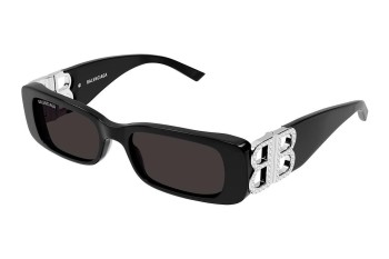 Sonnenbrille Balenciaga BB0096S 017 Rechteck Schwarz