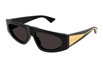 Sunglasses Bottega Veneta BV1277S 001 Quadratisch Schwarz