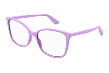 Glasses Gucci GG0026O 014 Cat Eye Lila