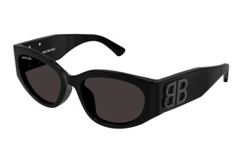 Sunglasses Balenciaga BB0324SK 001 Rund Schwarz