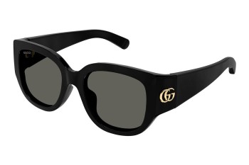 Sunglasses Gucci GG1599SA 001 Oval Schwarz