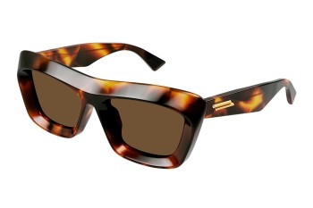 Sunglasses Bottega Veneta BV1283S 002 Quadratisch Havanna