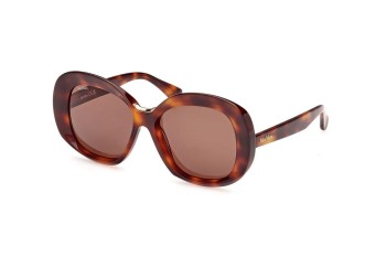 Sunglasses Max Mara MM0087 52E Rund Havanna