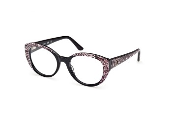 Glasses Guess GU50127 005 Rund Schwarz