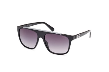 Sunglasses Guess GU00123 01B Quadratisch Schwarz