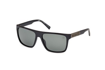 Sunglasses Timberland TB00005 01R Polarized Quadratisch Schwarz