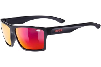 Sonnenbrille uvex lgl 29 Matte Black S3 Quadratisch Schwarz