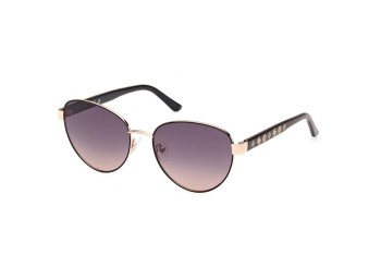 Sunglasses Guess GU00101 05B Rund Schwarz