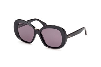 Sunglasses Max Mara MM0087 01A Rund Schwarz