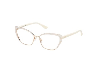 Glasses Guess GU50122 021 Cat Eye Weiß