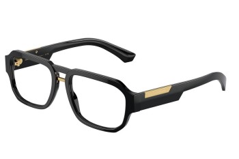 Glasses Dolce & Gabbana DG3389 501 Quadratisch Schwarz