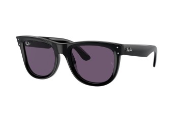 Sunglasses Ray-Ban Wayfarer Reverse RBR0502S 66771A Quadratisch Schwarz