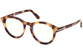 Glasses Tom Ford FT5940-B 053 Rund Havanna