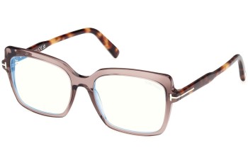 Glasses Tom Ford FT5947-B 048 Quadratisch Braun