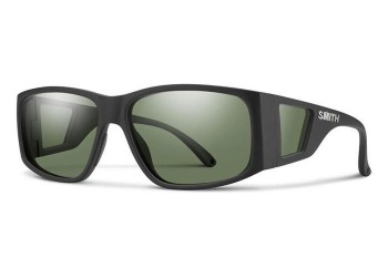 Sunglasses Smith MONROEPEAK 003/L7 Polarized Rechteck Schwarz