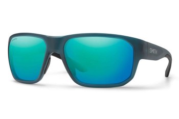 Sonnenbrille Smith ARVO FJM/QG Polarized Oval Blau