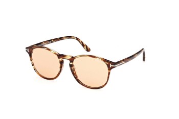 Sunglasses Tom Ford FT1097 55E Rund Havanna