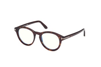 Glasses Tom Ford FT5940-B 052 Rund Havanna