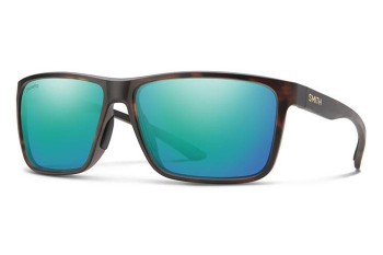 Sonnenbrille Smith RIPTIDE/S N9P/QG Polarized Rechteck Havanna