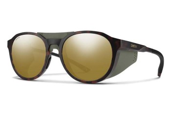 Sonnenbrille Smith VENTURE N9P/QE Rund Havanna