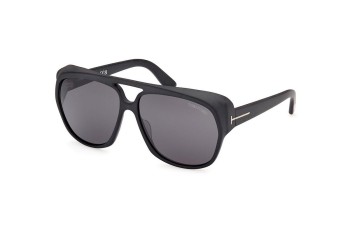 Sonnenbrille Tom Ford FT1103 02A Quadratisch Schwarz