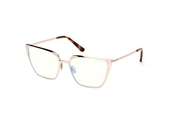 Brillen Tom Ford FT5945-B 028 Quadratisch Gold