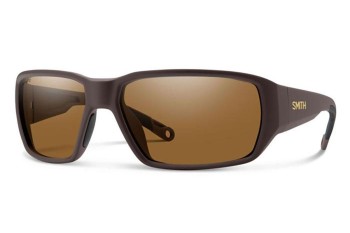 Sunglasses Smith HOOKSET 79U/L5 Polarized Rechteck Braun