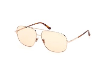 Sonnenbrille Tom Ford FT1096 28E Quadratisch Gold