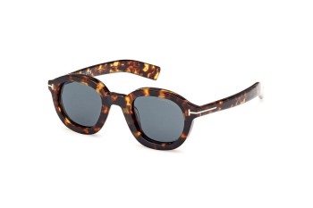 Sunglasses Tom Ford FT1100 52V Rund Havanna