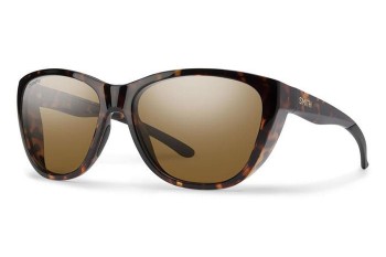 Sonnenbrille Smith SHOAL 086/L5 Polarized Rund Havanna