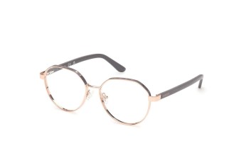 Glasses Guess GU50124 028 Rund Gold