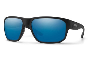 Sonnenbrille Smith ARVO 01T/QG Polarized Oval Schwarz