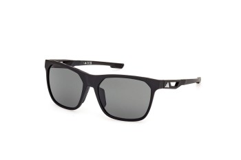 Sunglasses Adidas Sport SP0091 02N Rechteck Schwarz