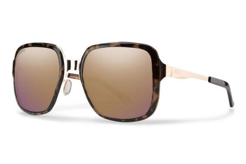 Sunglasses Smith AVELINE WR9/9V Quadratisch Havanna