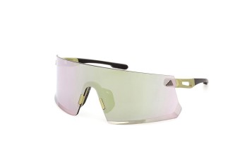 Sonnenbrille Adidas Sport SP0090 94Q Monoscheibe | Shield Grün