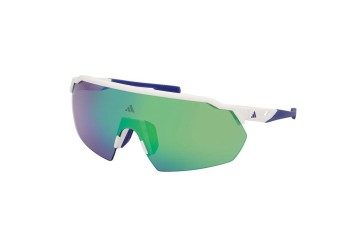 Sonnenbrille Adidas Sport SP0093 21Q Monoscheibe | Shield Weiß