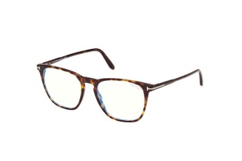 Brillen Tom Ford FT5937-B 052 Rechteck Havanna