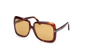 Sunglasses Tom Ford FT1156 52E Rechteck Havanna